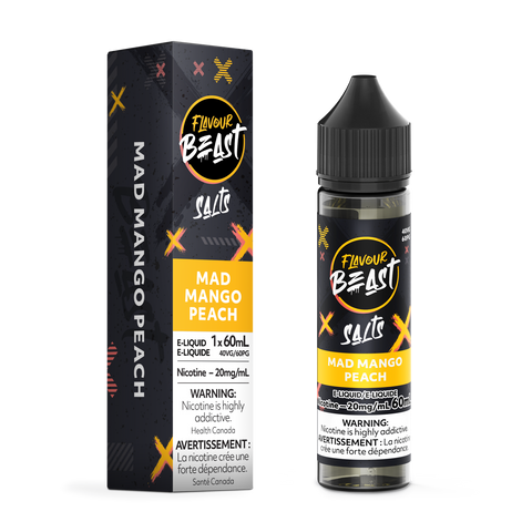MAD MANGO PEACH 60ML SALT by FLAVOUR BEAST