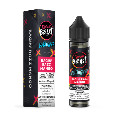 RAGIN' RAZZ MANGO (ICED) 60ML SALT by FLAVOUR BEAST