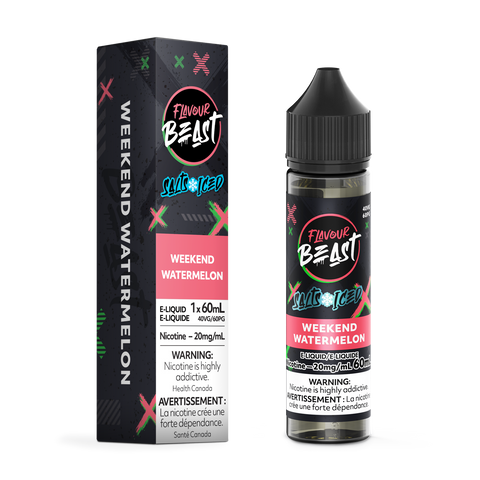 WEEKEND WATERMELON (ICED) 60ML SALT by FLAVOUR BEAST