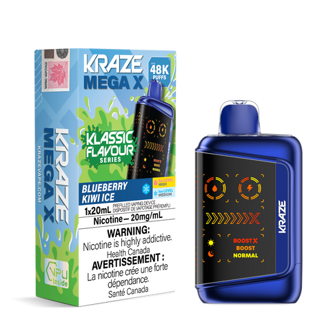 Kraze Mega X Klassic Flavours